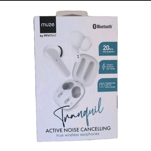Muze Vivatar Tranquil Active Noise
Cancelling True Wireless Headphones - Picture 1 of 3